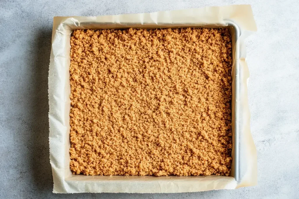 All the ingredients needed to make strawberry cheesecake bars