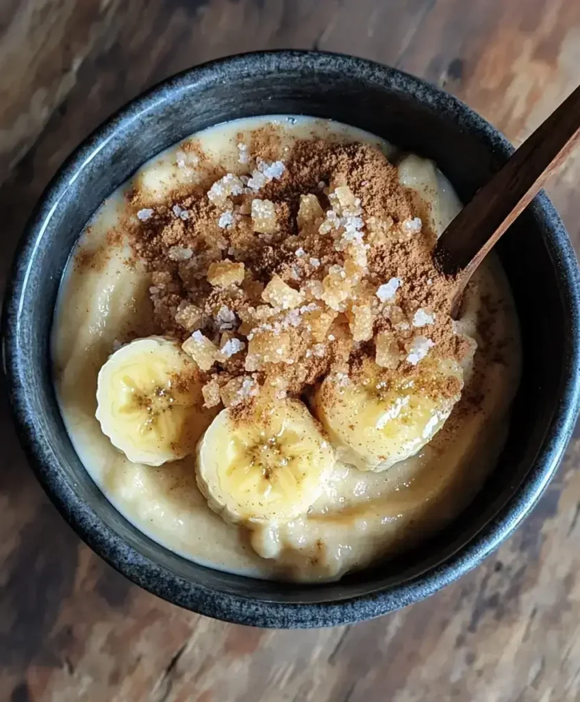 Wet ingredients mixed in a bowl for banana peanut butter cookie dough.